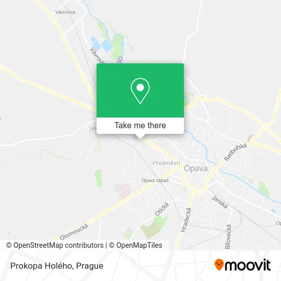 Карта Prokopa Holého