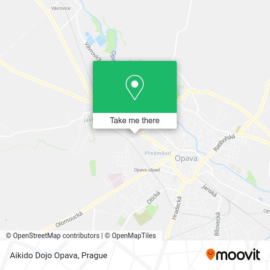 Карта Aikido Dojo Opava