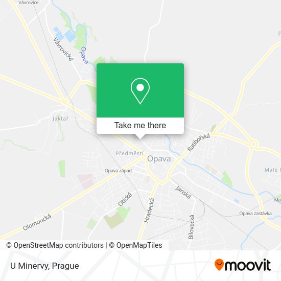 Карта U Minervy
