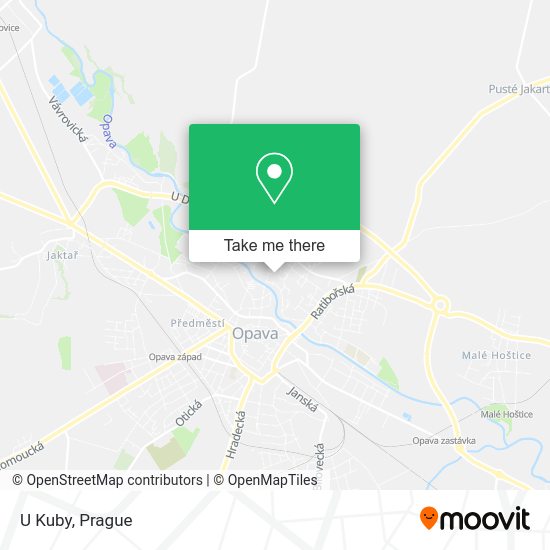 U Kuby map