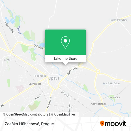 Карта Zdeňka Hübschová