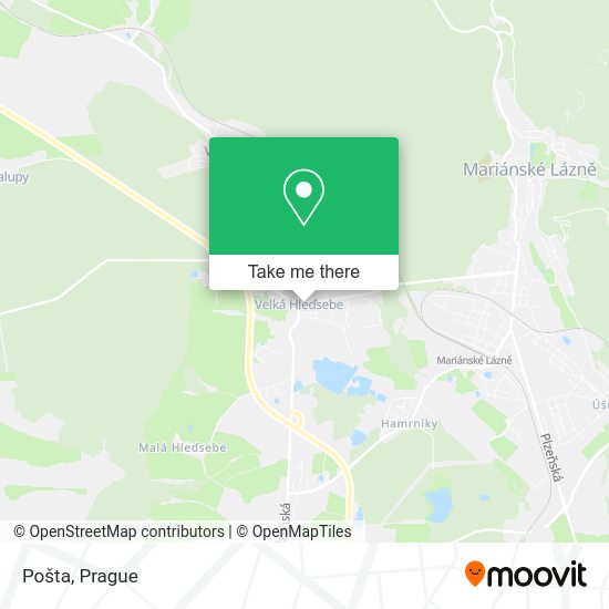 Карта Pošta