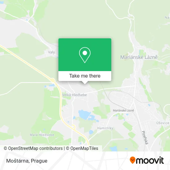 Карта Moštárna