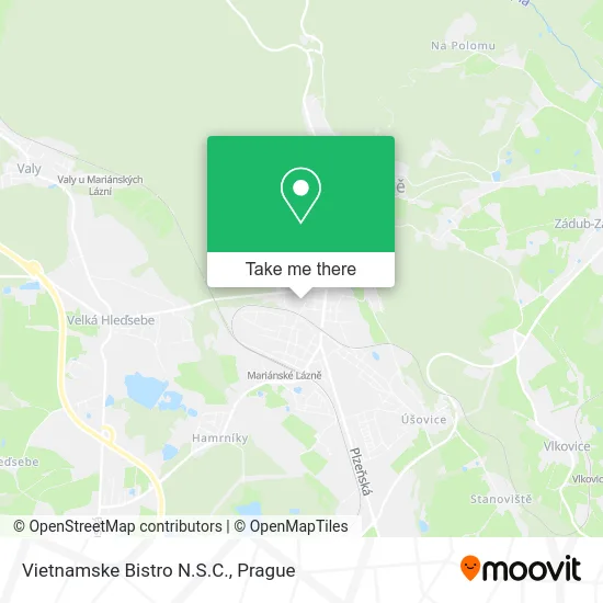 Карта Vietnamske Bistro N.S.C.