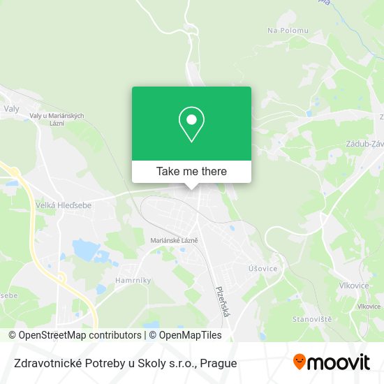 Карта Zdravotnické Potreby u Skoly s.r.o.