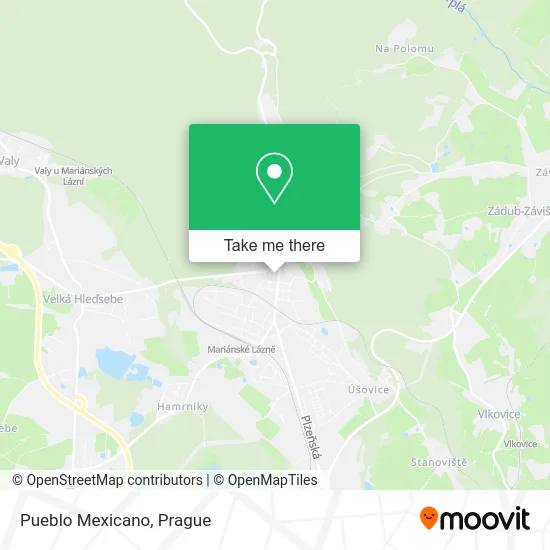 Карта Pueblo Mexicano