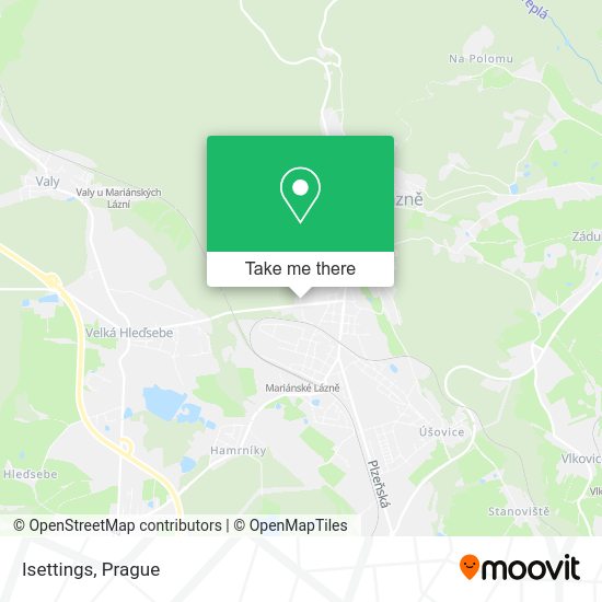Карта Isettings