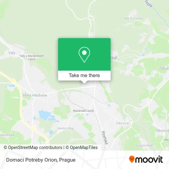 Карта Domaci Potreby Orion