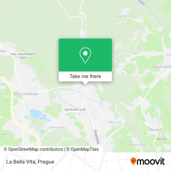 La Bella Vita map