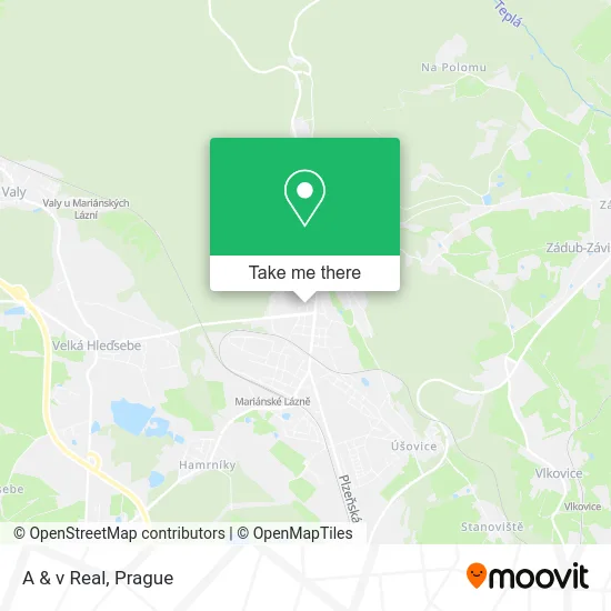 Карта A & v Real