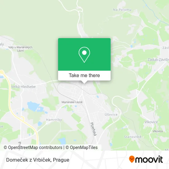 Карта Domeček z Vrbiček