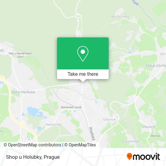 Карта Shop u Holubky