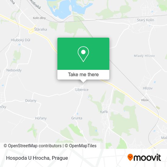 Карта Hospoda U Hrocha