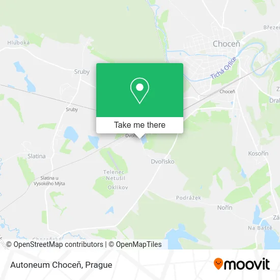 Карта Autoneum Choceň