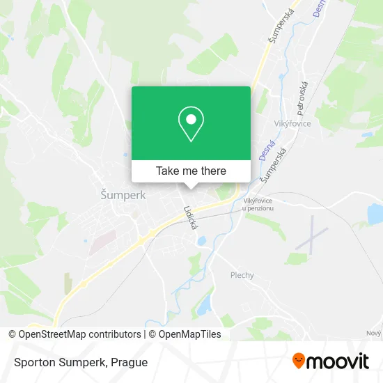 Карта Sporton Sumperk