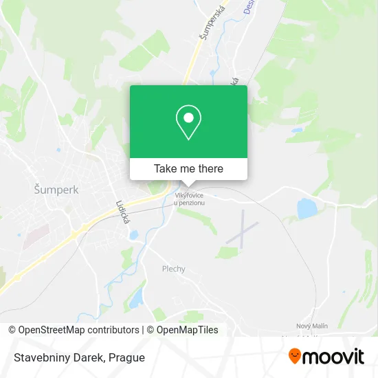 Карта Stavebniny Darek