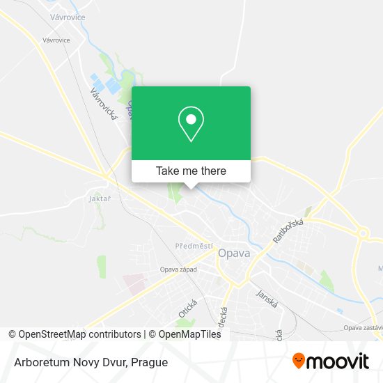 Карта Arboretum Novy Dvur