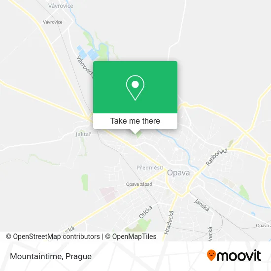 Mountaintime map