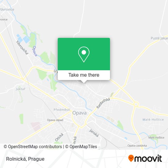Карта Rolnická