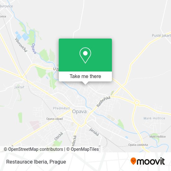 Карта Restaurace Iberia