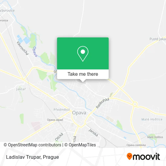 Ladislav Trupar map