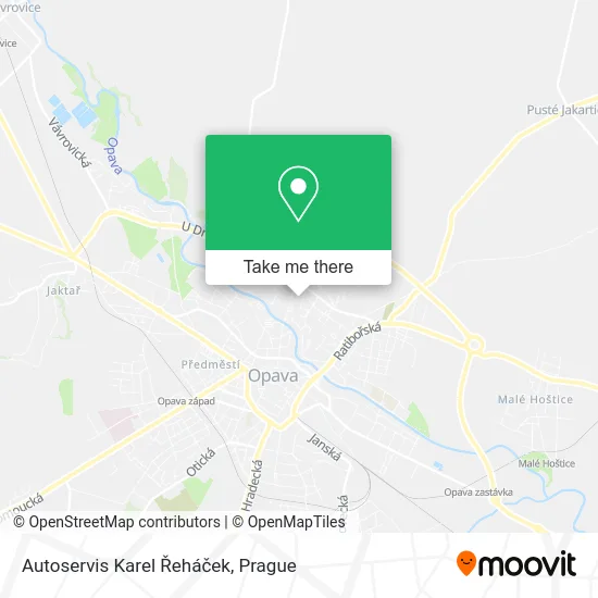 Карта Autoservis Karel Řeháček
