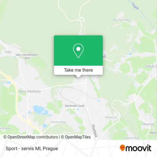 Карта Sport - servis Ml