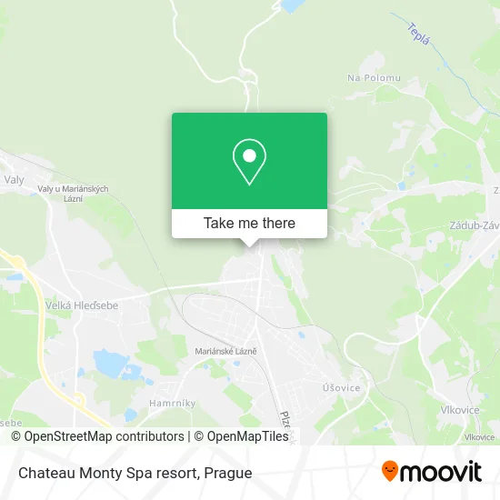 Карта Chateau Monty Spa resort