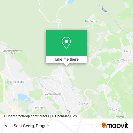 Карта Villa Sant Georg