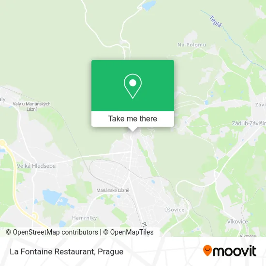 La Fontaine Restaurant map