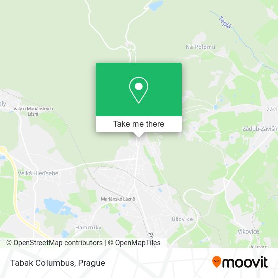 Карта Tabak Columbus