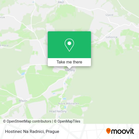 Карта Hostinec Na Radnici