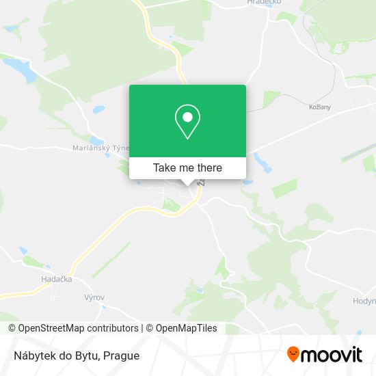 Карта Nábytek do Bytu