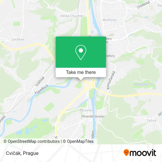 Карта Cvičák