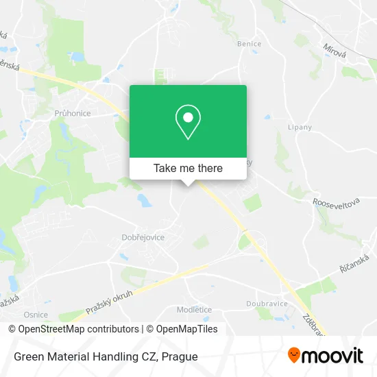 Green Material Handling CZ map