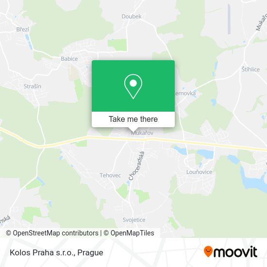 Карта Kolos Praha s.r.o.
