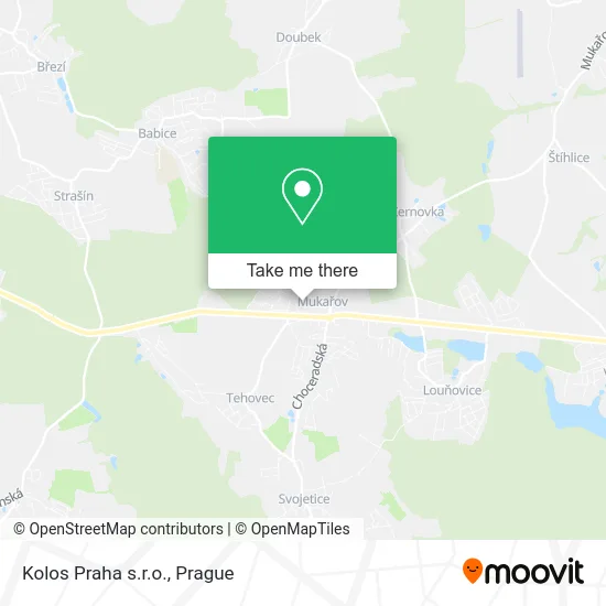 Карта Kolos Praha s.r.o.