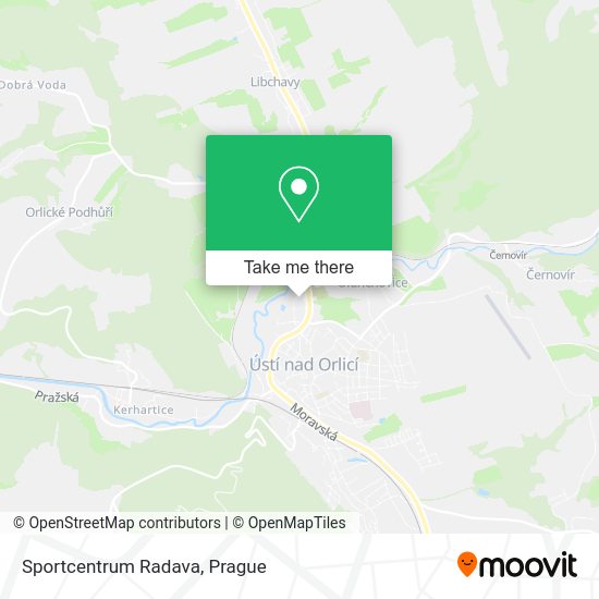 Карта Sportcentrum Radava