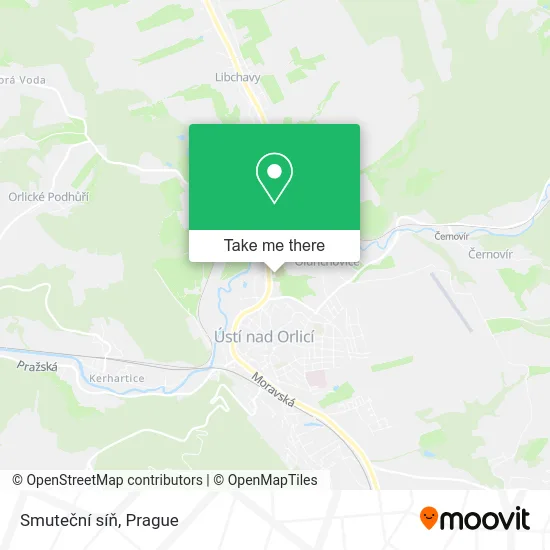 Карта Smuteční síň