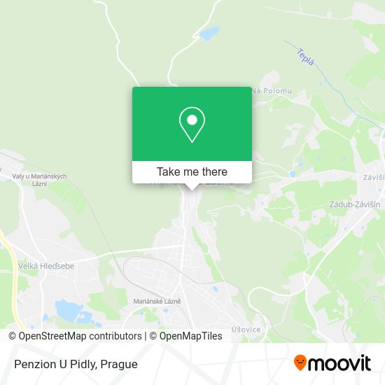 Карта Penzion U Pidly