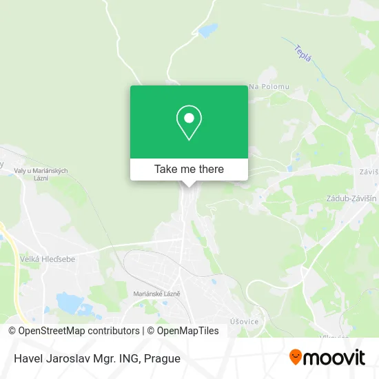 Карта Havel Jaroslav Mgr. ING
