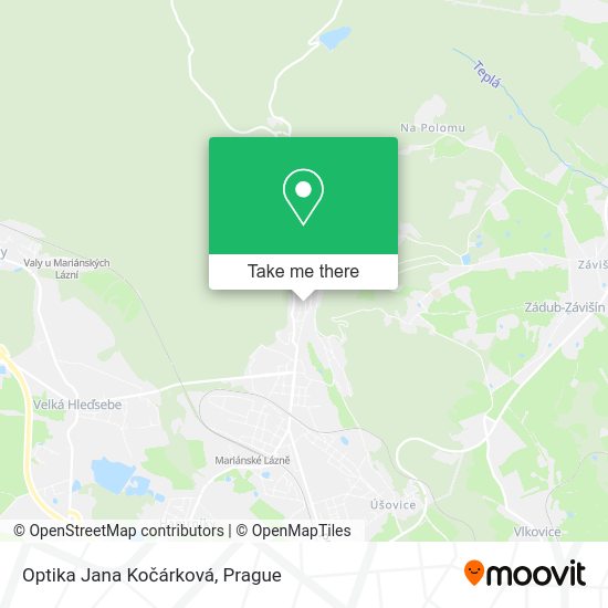 Карта Optika Jana Kočárková