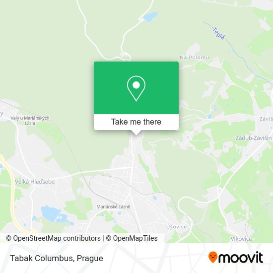 Карта Tabak Columbus