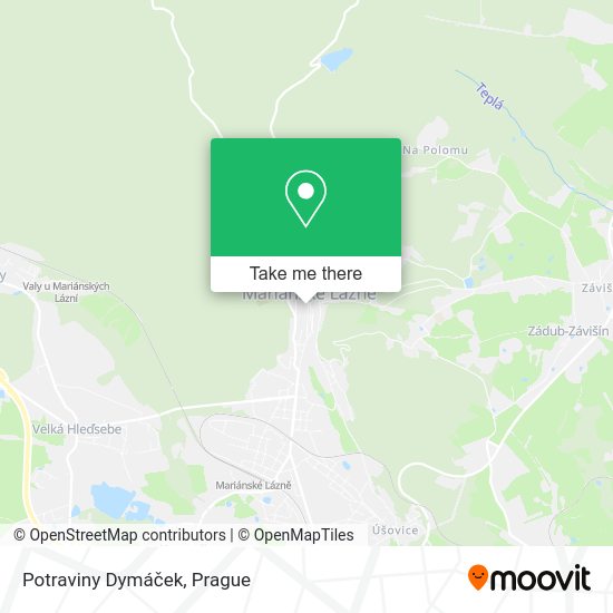 Карта Potraviny Dymáček