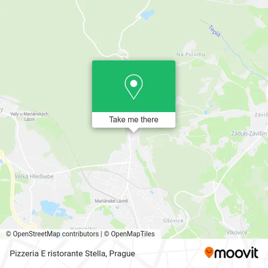 Карта Pizzeria E ristorante Stella