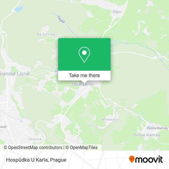 Карта Hospůdka U Karla