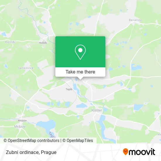 Карта Zubni ordinace