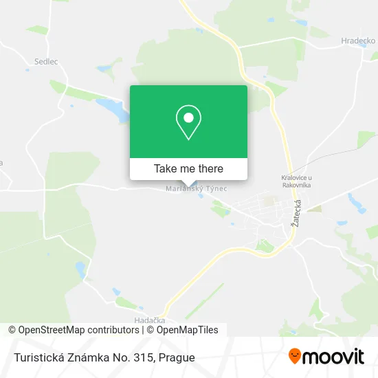 Карта Turistická Známka No. 315