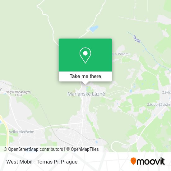 Карта West Mobil - Tomas Pi