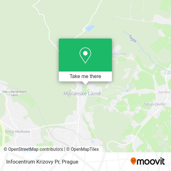 Карта Infocentrum Krizovy Pr